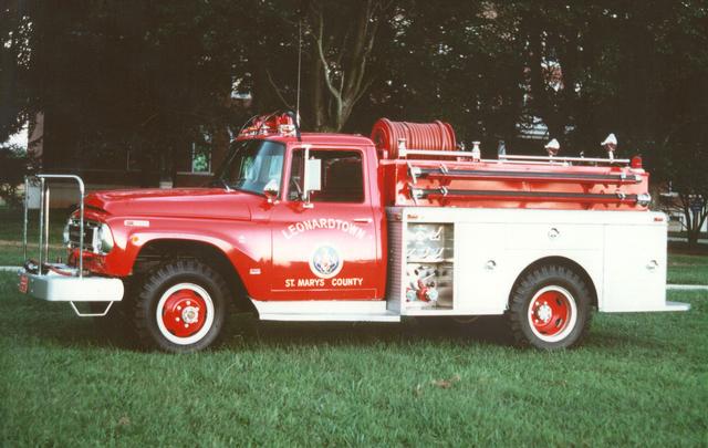 Brush 1 - 1968 International Brush Truck built by Swab Wagon Co. It was the first new brush un it for the LVFD.