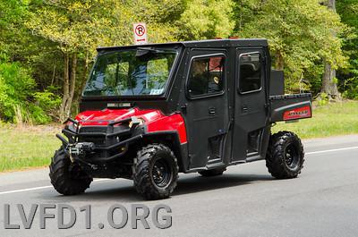 UTV 1  - 2010 Polaris, setup for Brush and can convert for medical transport
In Service