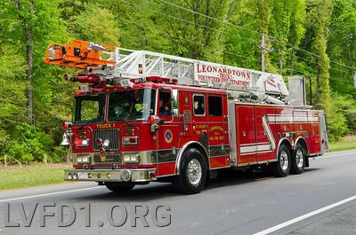 Truck 1 - 2006 Seagrave 100 ft. aerial

In Service