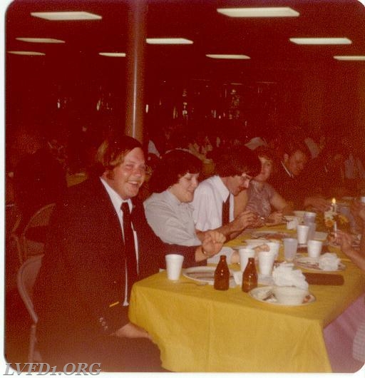 1978:  David Wood, Roger & Julie Mattingly, Betty Ann & Freddie Burris at 50th Anniversary banquet